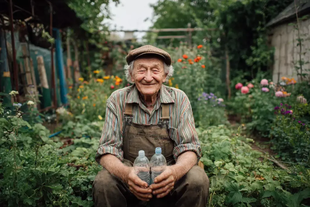 Perché sempre più pensionati mettono una bottiglia di plastica in giardino – risolve un problema fastidioso